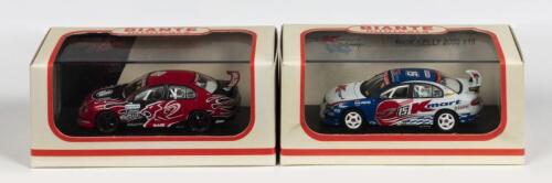 HOLDEN: 2 NOS 1:64 scale Biante Holden VX Commodore Supercars:- Rick Kelly 2003 #15 and Kurt Wimmer #96 Holden Young Lions die-cast models