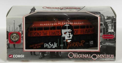 CORGI: A NOS 1:76 scale Corgi Blackpool Corporation Transport "Ripley's Pasaje Del Terror" Balloon Tram die-cast model