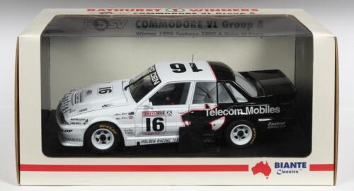 HOLDEN: A NOS 1:18 scale Biante Holden Commodore VL Group A SS #16 Grice/Percy 1990 BATHURST WINNERS "Telecom Mobiles" die-cast model numbered Certificate of Authenticity