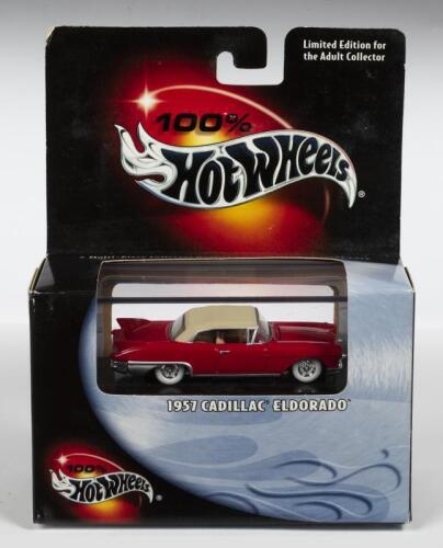CADILLAC: A NOS 1:64 scale Hot Wheels Cadillac 1957 Eldorado Limited Edition with Display Case die-cast model