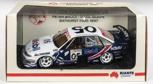 HOLDEN: A NOS 1:18 scale Biante Holden VS Commodore #05 1997 Bathurst Peter Brock/Mark Skaife die-cast model with signed and numbered Certificate of Authenticity