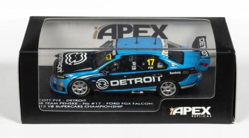 FORD: A NOS 1:43 scale Apex Replicas Ford Falcon FG X DJR Team Penske 2015 Scott Pye #17 "Detroit" limited edition 1 of 205