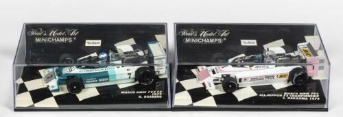 MARCH: 2 NOS 1:43 scale Minichamps March BMW 792 F2 1979 K