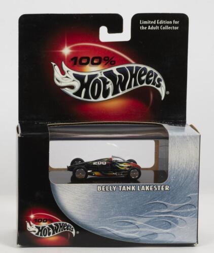 HOT WHEELS: A NOS 1:64 scale Hot Wheels Belly Tank Lakester Limited Edition with Display Case die-cast model