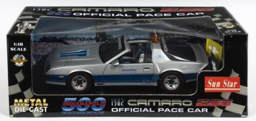 CAMARO: A NOS 1:18 scale Sun Star Camaro Z28 1982 Indy Pace Car die-cast model