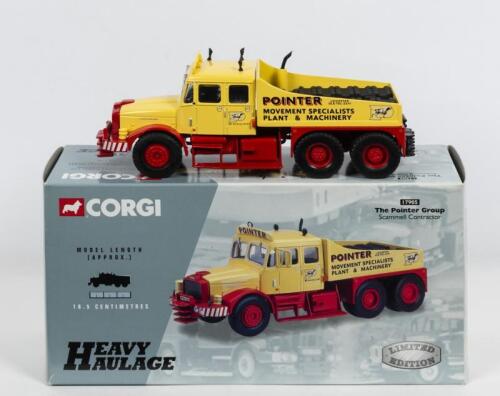 SCAMMELL: A NOS 1:50 scale Corgi Heavy Haulage Scammell Contractor "Pointer" limited edition die-cast model