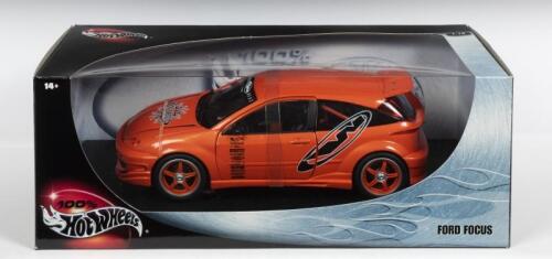 FORD: A NOS 1:18 scale Hot Wheels Ford Focus die-cast model