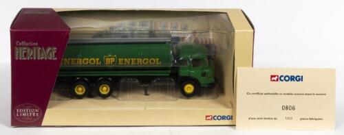 SAVIEM: A NOS 1:50 scale Corgi Heritage Collection Saviem JL Citerne "BP Energol" die-cast model with Numbered Certificate