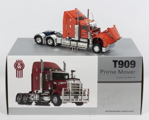 KENWORTH: A NOS 1:50 scale Drake Kenworth T909 Prime Mover "Drake" die-cast model with opening bonnet and doors