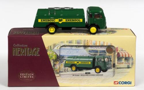 SIMCA: A NOS 1:50 scale Corgi Heritage Collection Simca Avec Citerne "Energic BP Energol" die-cast model with Numbered Certificate