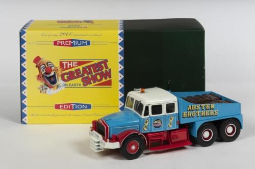 SCAMMELL: A NOS 1:50 scale Corgi Scammell Contractor "Austen Brothers Circus" premium limited edition die-cast model