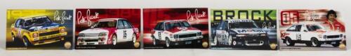 MAGNETS: 5 NOS Peter Brock Magnets W9cm x H5.5cm