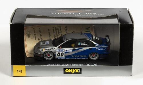 VOLVO: A NOS 1:43 scale Onyx Volvo S40 #40 1998 Winner Bathurst 1000 Rickard Rydell/Jim Richards die-cast model with numbered limited edition certificate