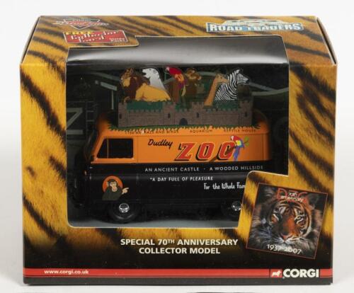 MORRIS: A NOS 1:43 scale Corgi Morris J2 Van "Dudley Zoo" Special 70th Anniversary Collector die-cast model