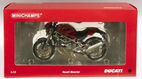 DUCATI: A NOS 1:12 scale Minichamps Ducati Monster S4 Red die-cast model