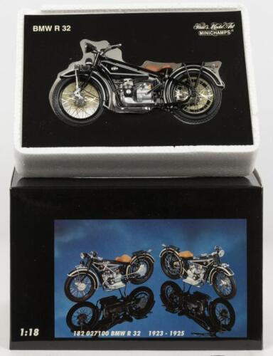 BMW: A NOS 1:18 scale Minichamps BMW R 32 1923/25 die-cast model