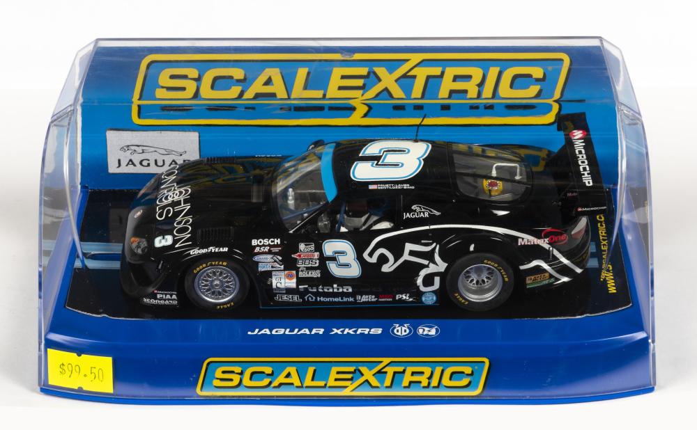 SCALEXTRIC: A NOS 1:32 scale Scalextric Jaguar XKRS Rocket