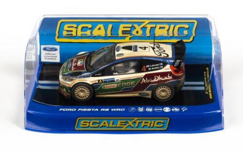 SCALEXTRIC: A NOS 1:32 scale Scalextric Ford Fiesta RS WRC #4 Slot Car