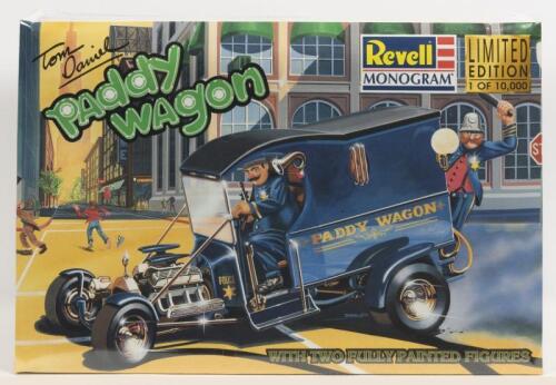 REVELL: A NOS 1:24 scale Revell Tom Daniel's Paddy Wagon Sealed Model Kit with two fully painted figures