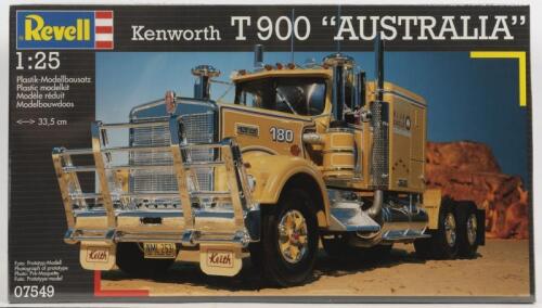 REVELL: A NOS 1:25 scale Revell Australian Kenworth T900 "Australia" Sealed Model Kit