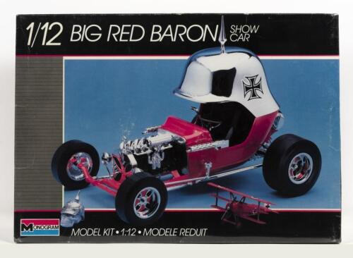MONOGRAM: A NOS 1:12 scale Monogram Big Red Baron Show Car Sealed Model Kit