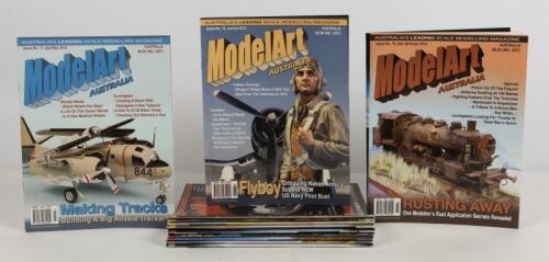 MODEL ART: Twelve Model Art Magazines various issues