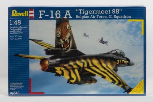 REVELL: A NOS 1:48 scale Revell F-16A "Tigermeet '98" Sealed Model Kit