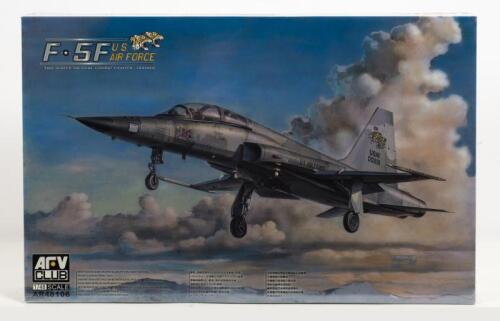 AFV CLUB: A NOS 1:48 scale AFV Club USAF F-5F Fighter Aircraft Sealed Model Kit