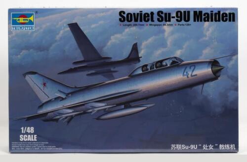 TRUMPETER: A NOS 1:48 scale Trumpeter Soviet Su-9U Maiden Aircraft Sealed Model Kit