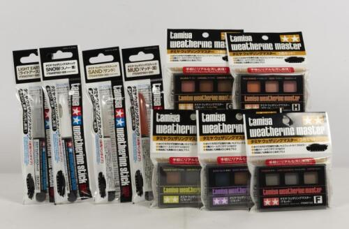 MODELLING SUPPLIES: 9 NOS Tamiya Weathering Products