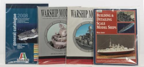 PUBLICATIONS: 4 NOS Publications on Building-Detailing Scale Model Ships/Warship Modeler issues & Italeri Catalogue