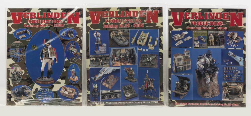 PUBLICATIONS: 3 Sealed NOS Verlinden Productions Catalog no's 17