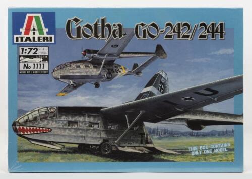 ITALERI: A NOS 1:72 scale Italeri Gotha GO-242/244 Sealed Model Kit