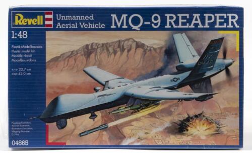 REVELL: A NOS 1:48 scale Revell MQ-9 Reaper Unmanned Aeriel Vehicle Sealed Model Kit