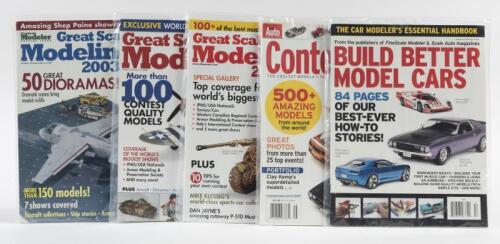 PUBLICATIONS: 5 Sealed NOS Modelling Publications from Great Scale Modeling, Build Better Model Cars & Contect Cars
