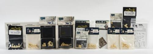 MODELLING ITEMS: NOS True Details & Verlinden: Bombs/Rockets/Helmets/Radars/Guns/Ammo Belts & Razor Wire - Qty Approx 14 packets (Updated Description)