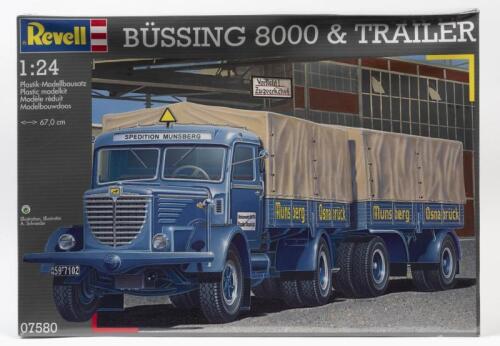 REVELL: A NOS 1:24 scale Revell Bussing 8000 Truck with Trailer sealed Model Kit