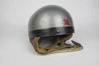 SVEMO RACING HELMET: A composite 1950's SVEMO racing helmet.