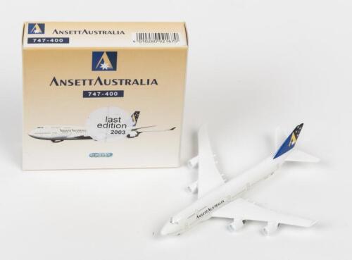 SCHABAK: A NOS 1:600 scale Schabak Aircraft: Boeing 747-400 Ansett Australia die-cast model