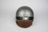 SVEMO RACING HELMET: A composite 1950's SVEMO racing helmet. - 2