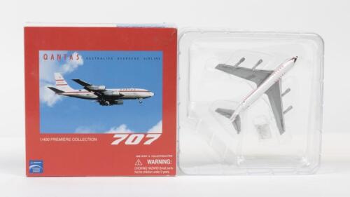 DRAGON WINGS: A NOS 1:400 scale Dragon Wings Boeing 707 Qantas "City of Canberra" die-cast model