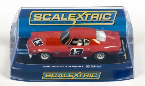 SCALEXTRIC: A NOS 1:32 scale Scalextric Chevrolet Camaro 1970 Warren Agor #13 Slot Car