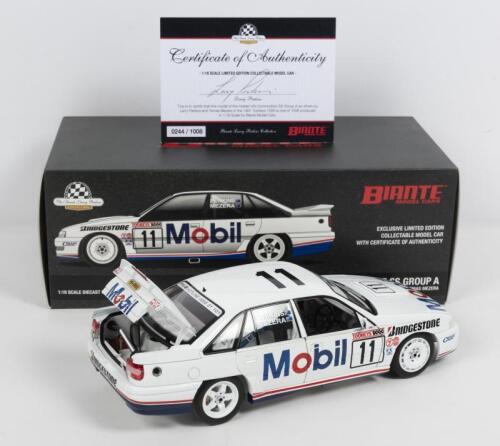 HOLDEN: A NOS 1:18 scale Biante Holden VN Commodore #11 Perkins/Mezera 1991 Bathurst "Mobil" with signed numbered Certificate of Authenticity #244/1008 die-cast model