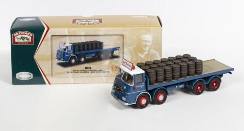 ERF: A NOS 1:50 scale Corgi ERF KV 8 wheel Platform Lorry with Barrel Load "Bass Worthington" die-cast model limited edition with numbered Certificate