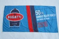 BUGATTI: 2015 Bugatti Club of Australian flag commemorating 50th Anniversary Rally held in Creswick, Victoria.