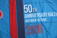 BUGATTI: 2015 Bugatti Club of Australian flag commemorating 50th Anniversary Rally held in Creswick, Victoria. - 4