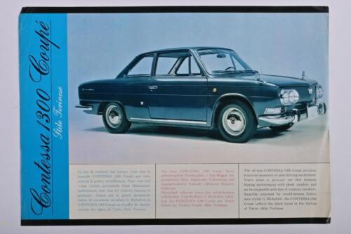 HINO: A rare 1965 Hino Contessa 1300 Coupe sales brochure