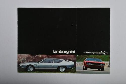 LAMBORGHINI: A 1976 Lamborghini Espada fold-out colour sales brochure