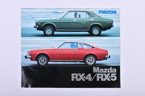 MAZDA: A superb and original 1976 Mazda RX-4/RX-5 sales brochure