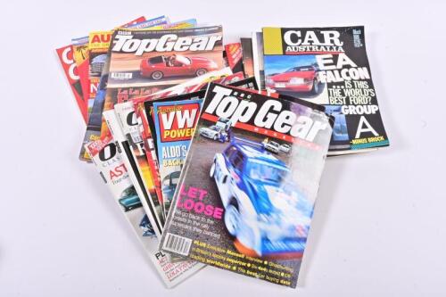 MAGAZINES: An assortment of car magazines. 'CAR AUSTRALIA', 'Octane', 'VW POWER' magazines